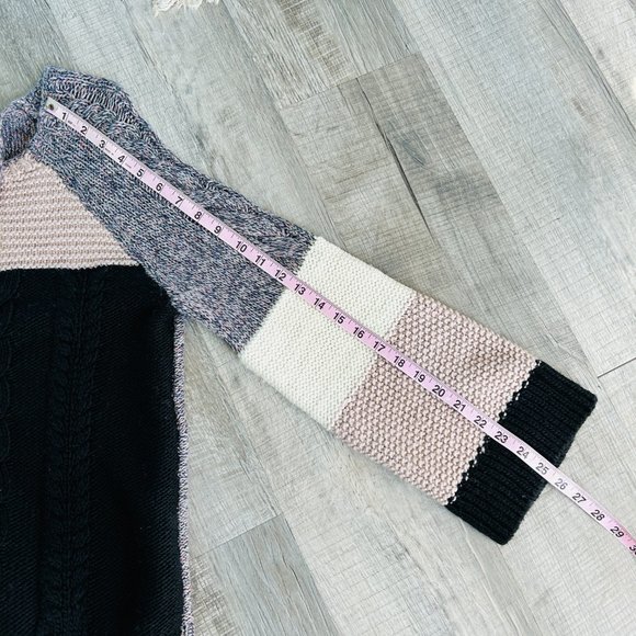 LOFT Modern Patchwork Sweater (size M) - Picture 12 of 14